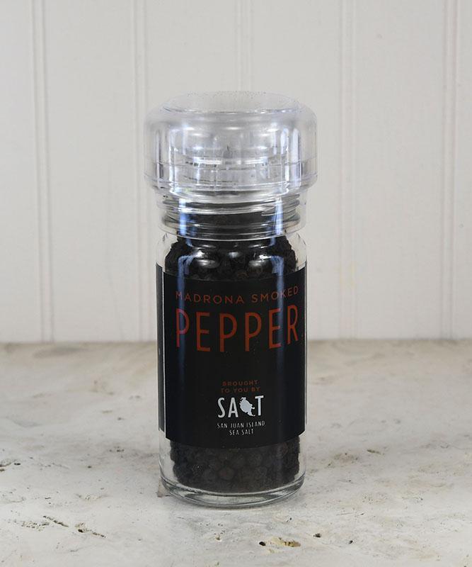 Madrona Smoked Pepper Grinder – San Juan Island Sea Salt