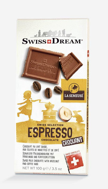 Swiss Dream - Espresso Chocolate Croquant Bar