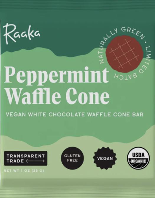 Raaka - Peppermint Waffle Cone Bar