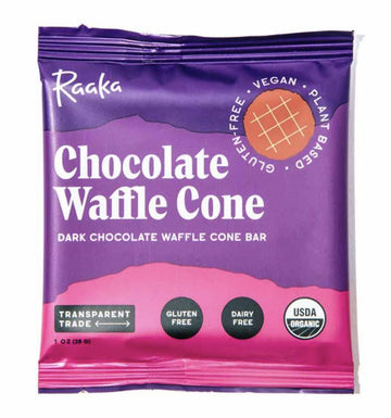 Raaka - Chocolate Waffle Cone Bar