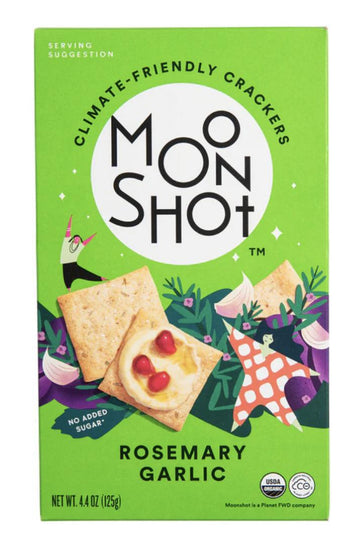 Moonshot Organic Crackers - Rosemary Garlic