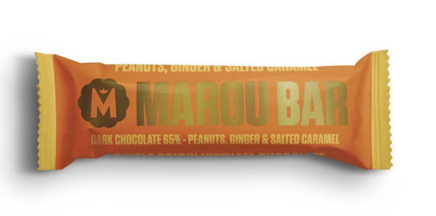 Marou - Snack Bar with Peanuts, Ginger, and Salted Carmel