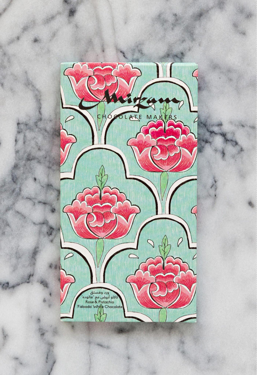 Mirzam Rose and Pistachio White Chocolate