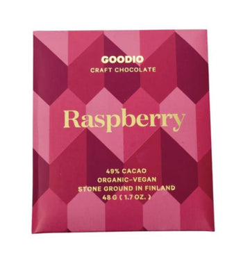 Goodio - Raspberry chocolate 49%
