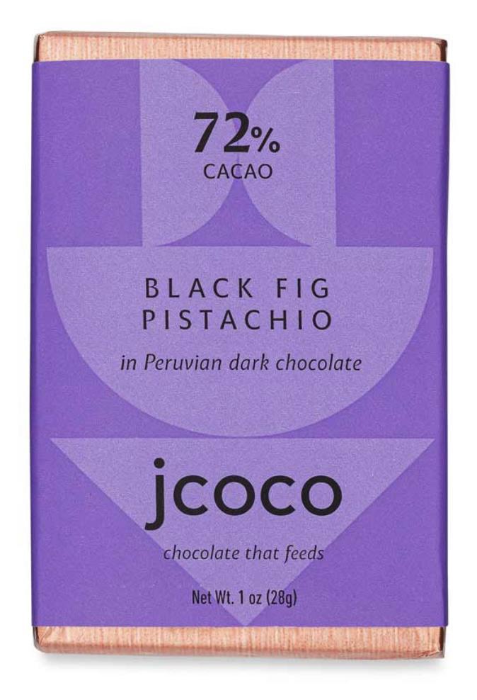 Jcoco - Black Fig Pistachio Dark Chocolate