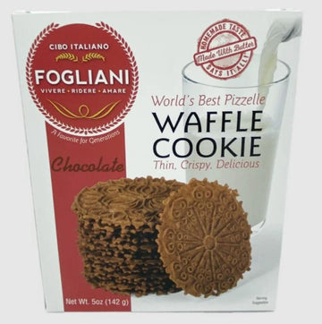 Fogliani - Pizzelle Waffle Cookie, Chocolate