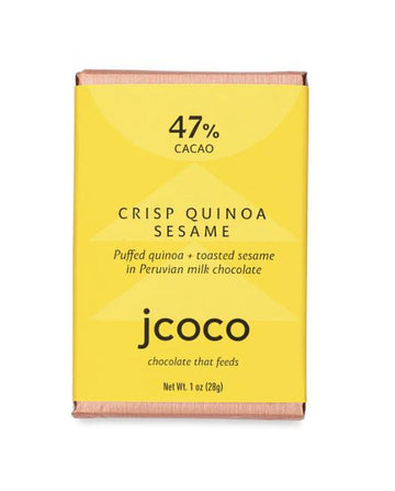 Jcoco - Crisp Quinoa Sesame Chocolate