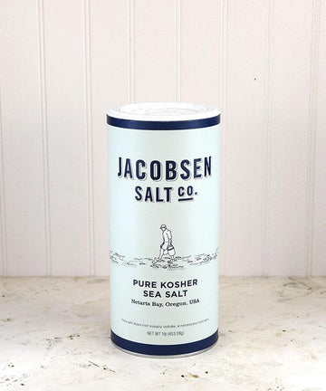 Jacobsen Co. - Kosher Sea Salt 1lb Canister