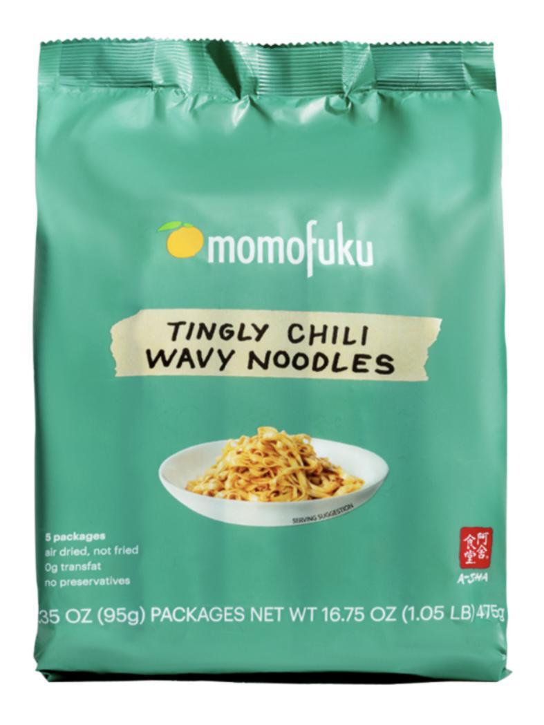 Momofuku - Tingly Chili Wavy Noodles - 5 pack