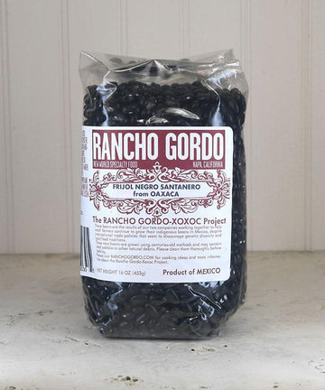 Rancho Gordo - Frejol Negro Santanero 16oz