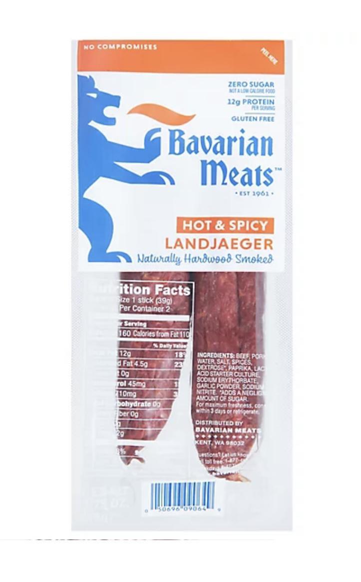 Bavarian Meats - Hot and Spicy Landjaeger