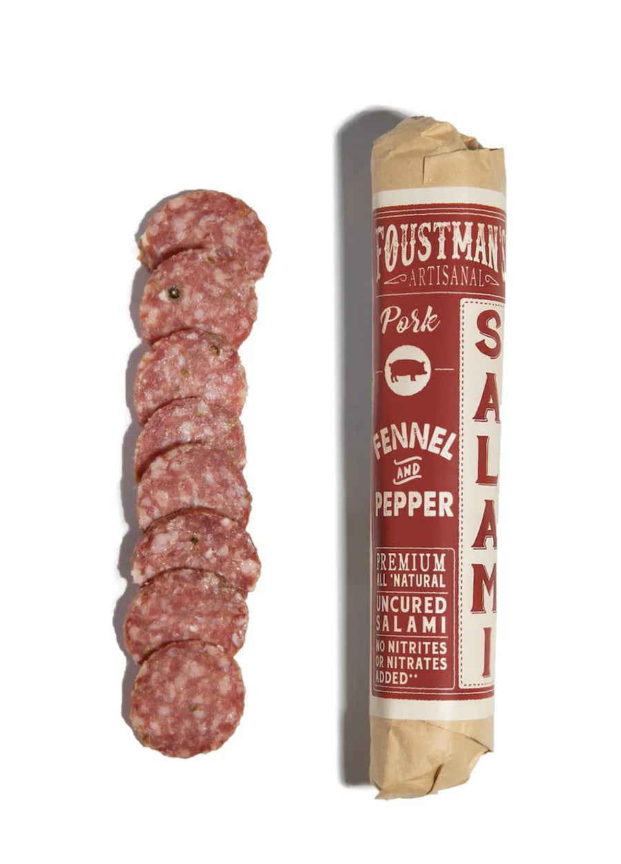 Foustmans - Pork Fennel and Pepper Salami 8oz