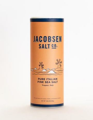 Jacobsen Co. - Pure Italian Fine Sea Salt 1lb Canister