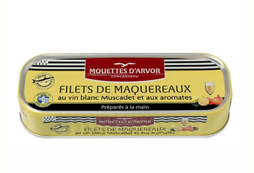 Mouettes D'Arvor - Mackerel fillets in Muscadet White Wine & Mild Spices 6.2oz