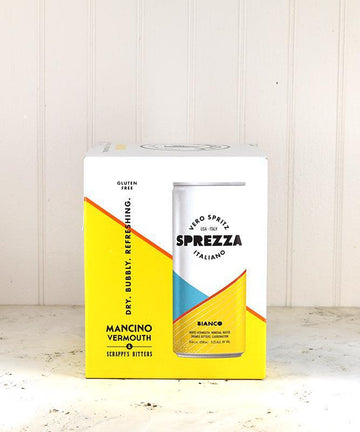 Sprezza - Vero Spritz Bianco 4 pack - 250 ml | 5.2% Alc. by Vol