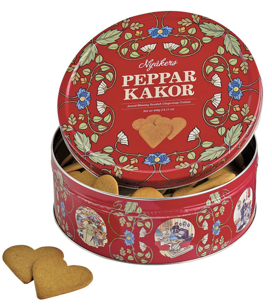 Nyakers - Peppar Kakor - Heart shaped Ginger Snaps
