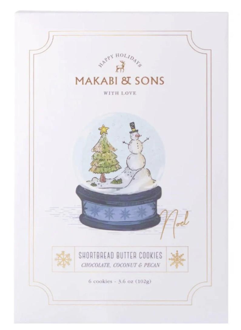 Makabi & Sons - Shortbread Butter Cookies - Chocolate, Coconut, and Pecan