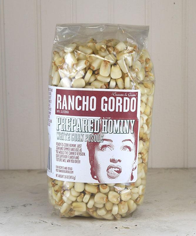 Rancho Gordo - White Corn Posole/Prepared Hominy 16oz