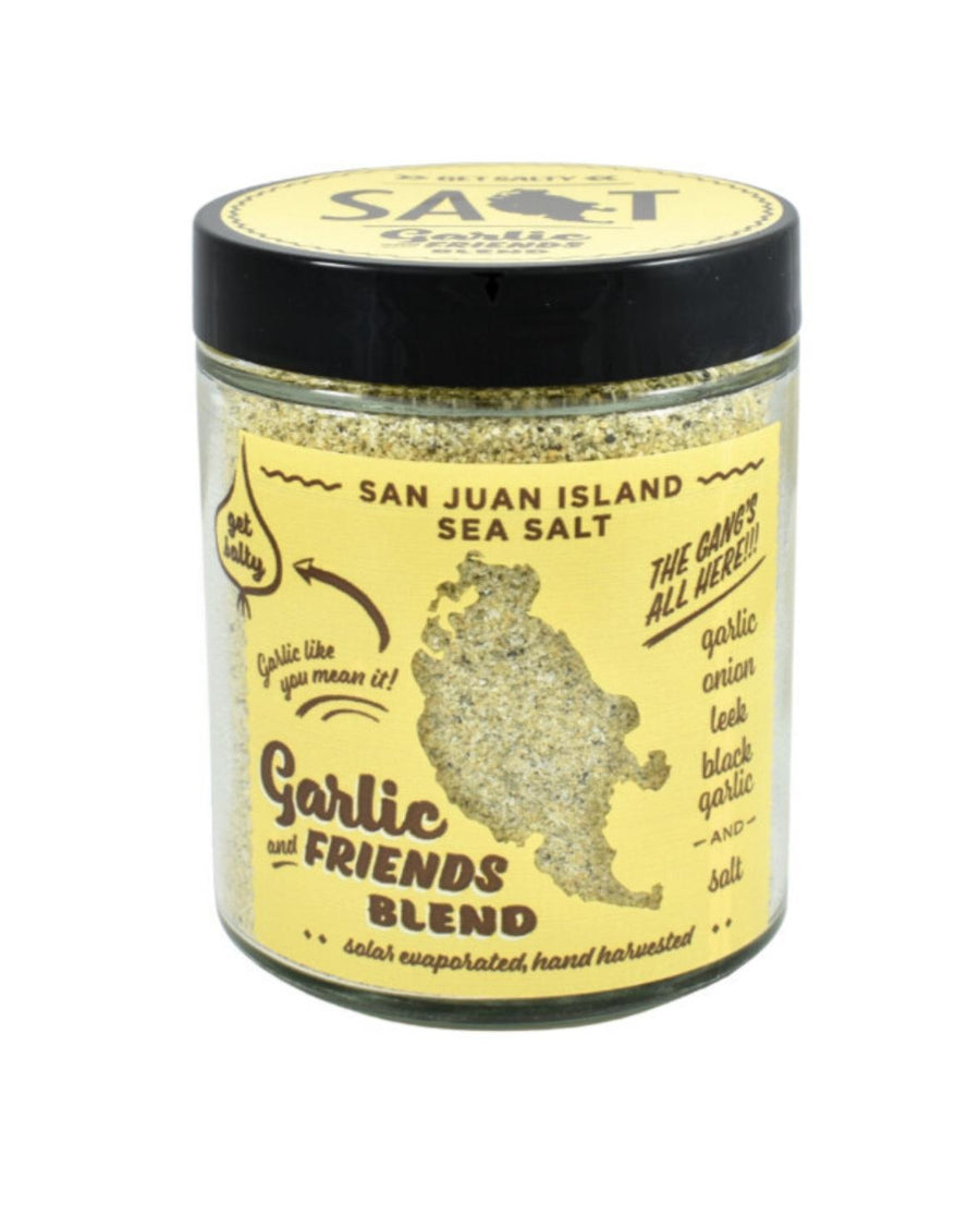 San Juan Island Sea Salt - Garlic and Friends Blend 6oz